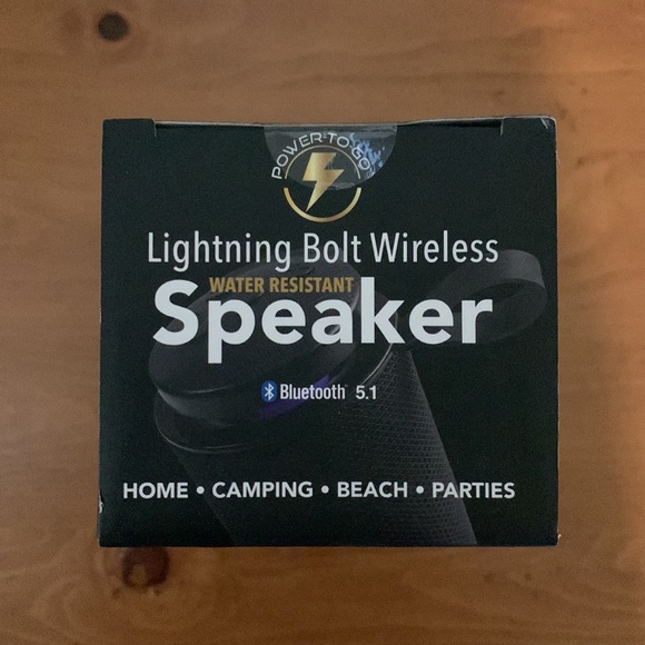 Lightning ⚡️ Bolt Wireless Water Resistant Speaker - Picture 5 of 6
